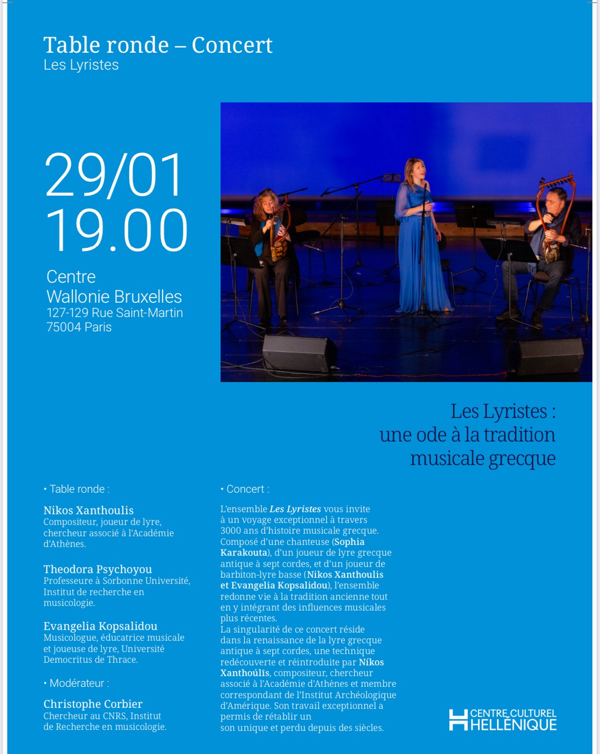 La musique de l'antiquité grecque : laquelle ? - Centre Culturel